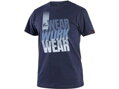 Tričko CXS WORKWEAR, krátký rukáv, modré, veľ. S