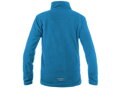 Mikina CXS GRANBY CHILD, detská, fleece, azúrovo modrá, veľ. 120