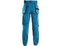 Nohavice CXS LEONIS, pánske, stredne modré s čiernymi doplnkami, veľ. 46