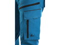 Nohavice CXS LEONIS, pánske, stredne modré s čiernymi doplnkami, veľ. 46