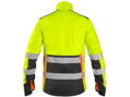 Bunda CXS BENSON, výstražná, softshell, žluto-černá