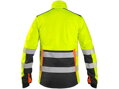 Bunda CXS BENSON, výstražná, softshell, žluto-černá