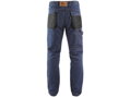 Kalhoty jeans NIMES I, pánské, modro-černé