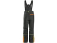 Nohavice CXS TRENTON, zimné softshell, detské, čierne s HV žlto/oranžové doplnky, veľ. 120
