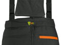 Nohavice CXS TRENTON, zimné softshell, detské, čierne s HV žlto/oranžové doplnky, veľ. 120