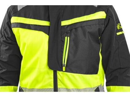 Blůza CXS NAOS HV, pánská, černá-žlutá Hi-Vis, reflexní pruhy
