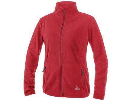 Mikina CXS GRANBY LADY, dámska, fleece, červená, veľ. XS