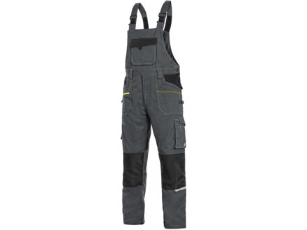 Nohavice CXS STRETCH, 170-176cm, pánske, tmavo sivo-čierne, veľ. 44