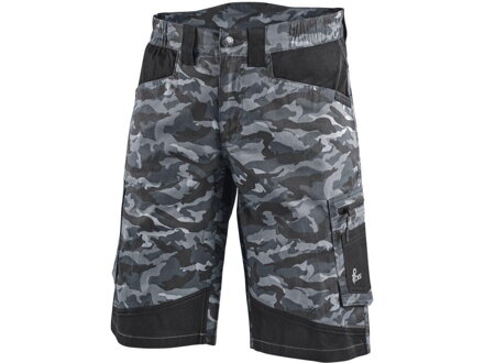 Kraťasy CXS SOLIS FLEX, pánske, maskáčovo-čierne, veľ. 46