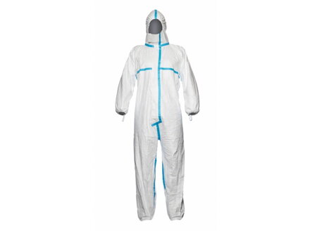 Jednorazový oblek Tyvek 600 Plus, bielo-modrý, veľ. 2XL