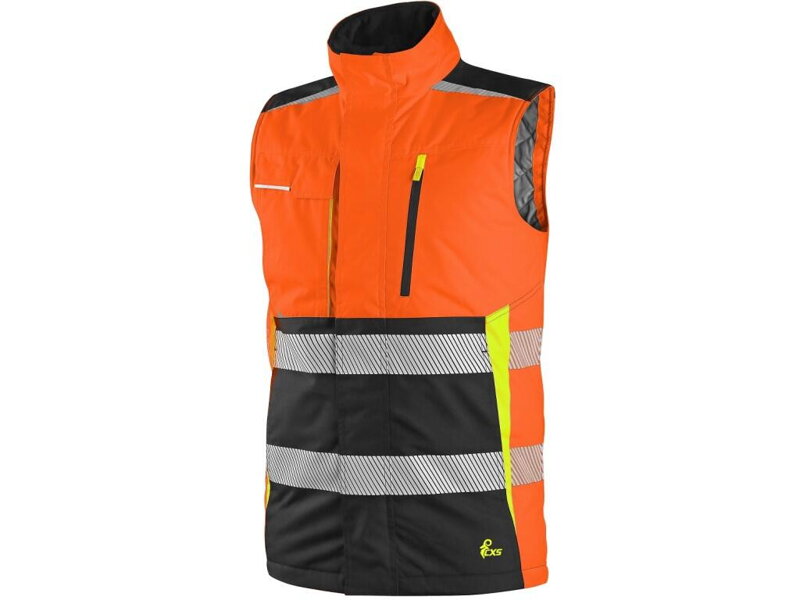 Vesta CXS BENSON, pánská, výstražná, zateplená, oranžovo-černá, veľ. S Vesta CXS BENSON, pánská, výstražná, zateplená, oranžovo-černá, veľ. S