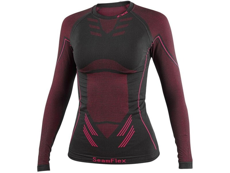 Tričko CXS SeamFlex LADY, dámske, funkčné, čierno-ružové, veľ. XS-S Tričko CXS SeamFlex LADY, dámske, funkčné, čierno-ružové, veľ. XS-S