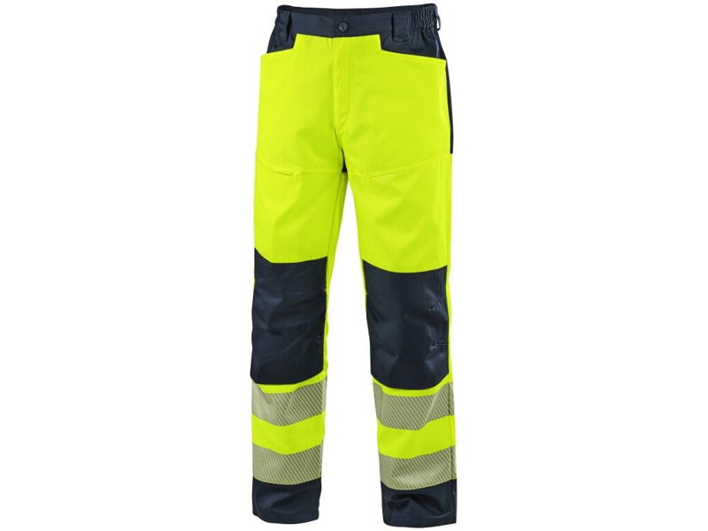 Nohavice CXS HALIFAX, pánske, výstražné so sieťovinou, žlto-modré, veľ. 46