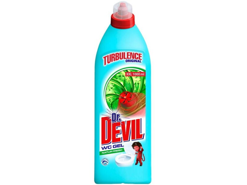 Čistič toaliet Dr. Devil Turbulence, 1000 ml