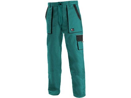 Kalhoty do pasu CXS LUXY ELENA, dámské, zeleno-černé Kalhoty do pasu CXS LUXY ELENA, dámské, zeleno-černé