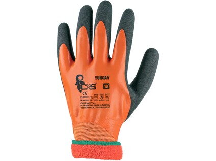 Rukavice CXS YUNGAY, zimní, máčené v latexu, vel. 10 Rukavice CXS YUNGAY, zimní, máčené v latexu, vel. 10