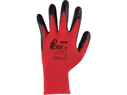 Rukavice CXS MERU, polomáčené v latexu Rukavice CXS MERU, polomáčené v latexu