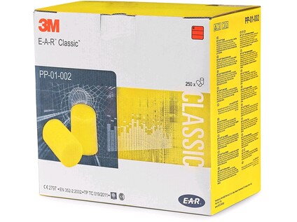 Zátkové chrániče sluchu 3M E-A-R CLASSIC, bal. 250 párů Zátkové chrániče sluchu 3M E-A-R CLASSIC, bal. 250 párů
